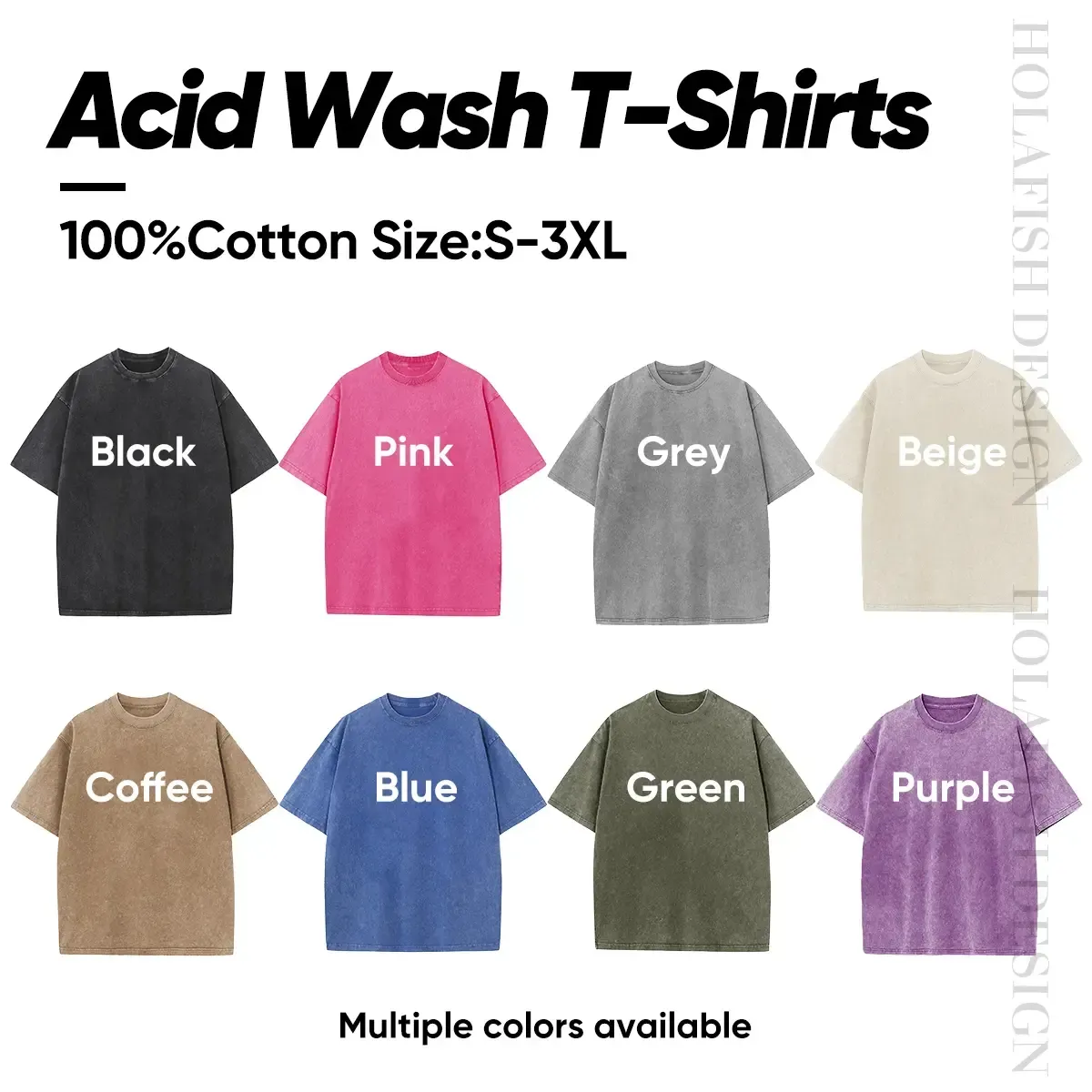 Trendy Acid Wash Tee